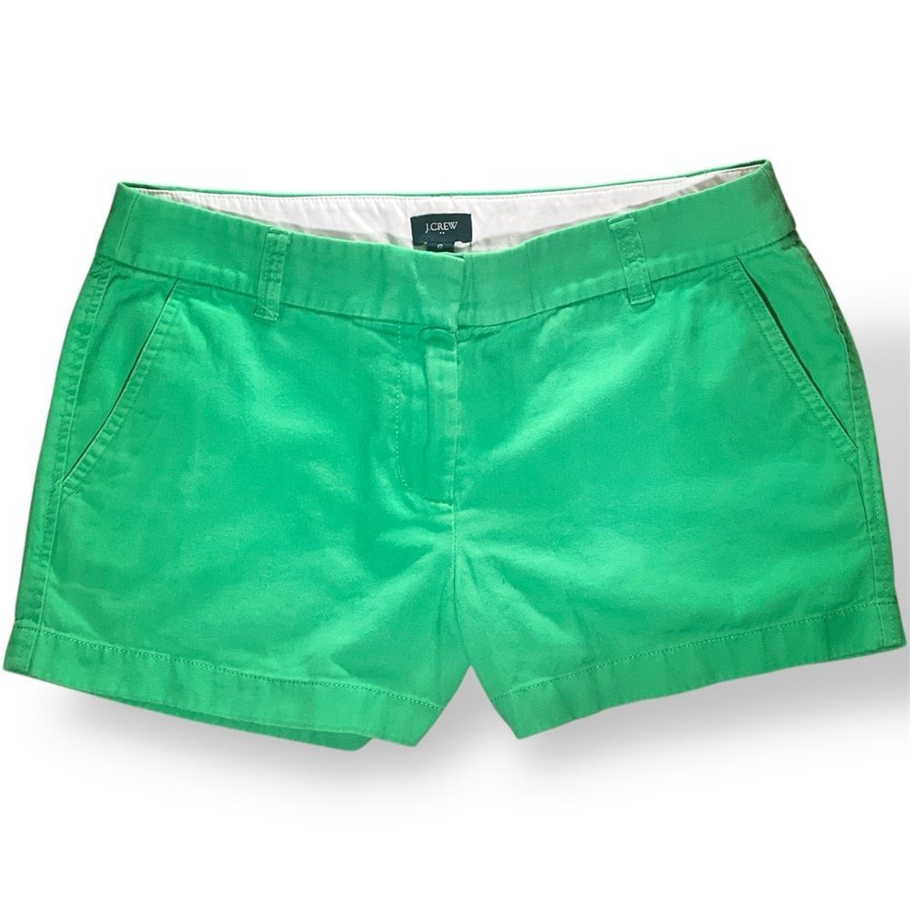 J. Crew 3.5" Classic Chino Shorts In Green | Women’s 6